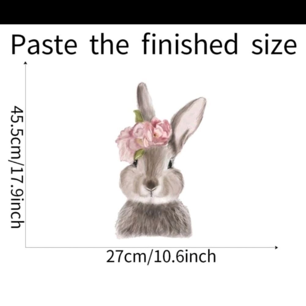 Rabbit 🐰 Wall Sticker - Picture 8 of 11